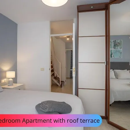 Desirable Rooftop Terrace , 2 Bedroom With Wifi In Costa Adeje Apartment *