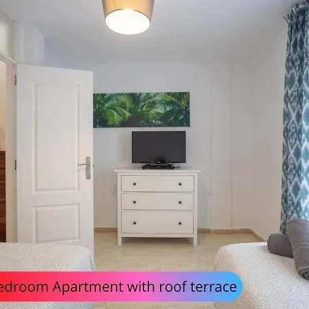 Apartment Desirable Rooftop Terrace , 2 Bedroom With Wifi In Costa Adeje