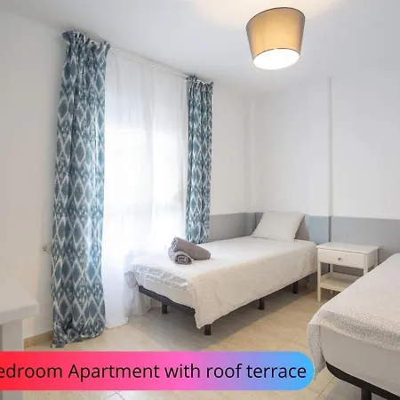 Desirable Rooftop Terrace , 2 Bedroom With Wifi In Costa Adeje Apartment *